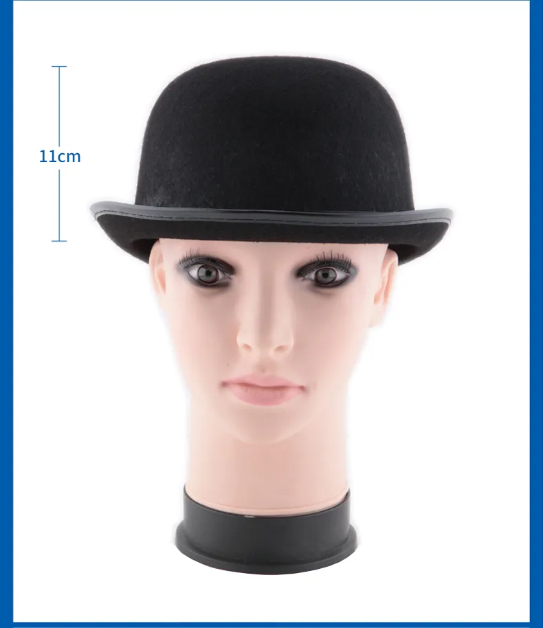 할로윈 파티 역할 재생 모자 Chaplin 모자 Magician Hat Magic Hat High Caps Jazz Hat Magic Props 56G