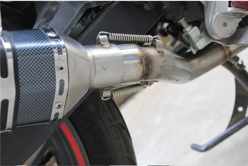 TKOSM العالمي GY6 تعديل Akrapovic دراجة نارية العادم الخمار مع ديسيبل القاتل الترابية شارع الدراجة سكوتر ATV العادم Z750 TMAX الصوت الجميل