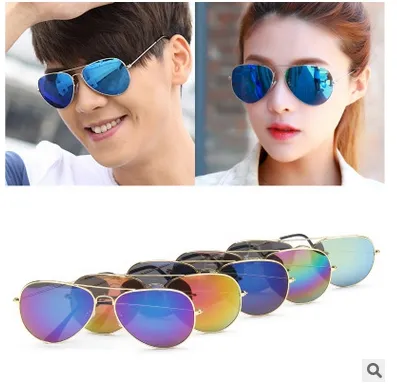 Unisex Mode Sonnenbrille Reflektierende Frosch Spiegel Retro Vintage Männer Frauen Outdoor Frosch Sonnenbrille Klassische Brillen