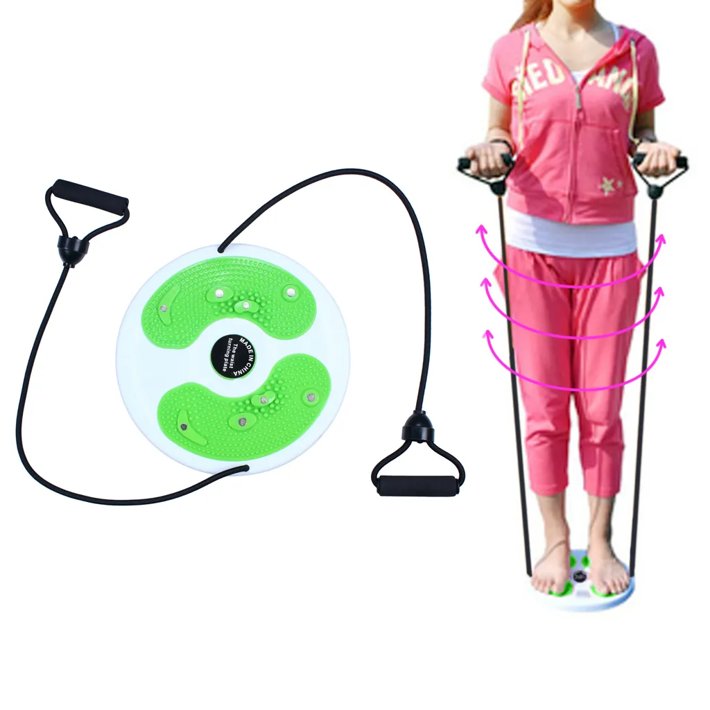 Waist Twister Board Balance Exercise Disc With Pull Rope For Slim