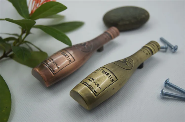 wine bottle handle handles door hardware vintage drawer s drawer s knobs cabinet handles drawer s antique copper drawer s8907206