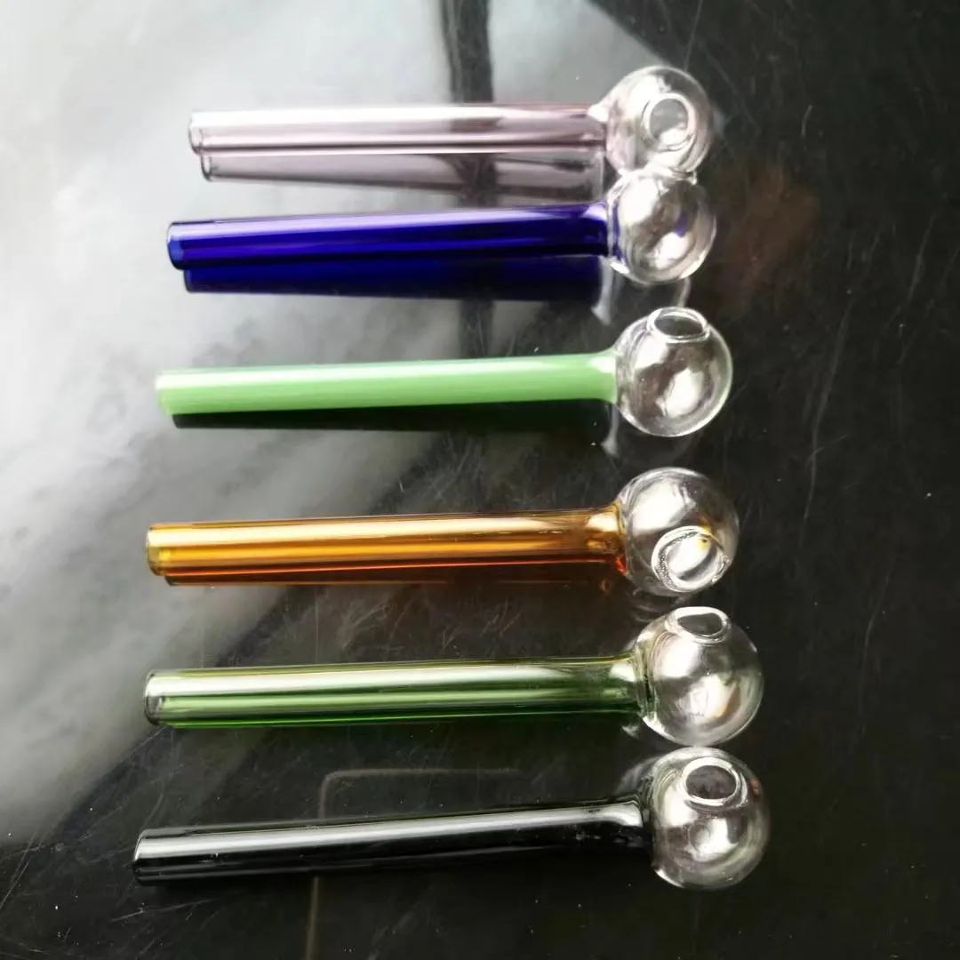 Vecht tegen de pot met glazen bongs accessoires Glasrookpijpen kleurrijke mini multi -kleuren handbuizen beste lepel glazen pijpen