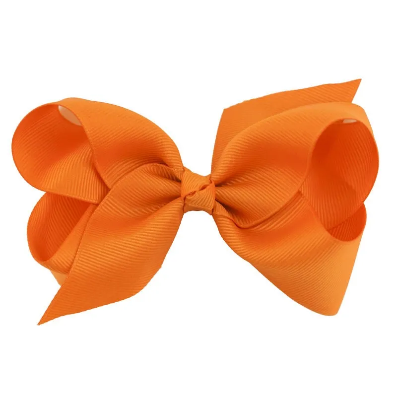 30ocs 6Inch Baby Girl Hair Clip Grosgrain Ribbon Hair Bows Baby Hair