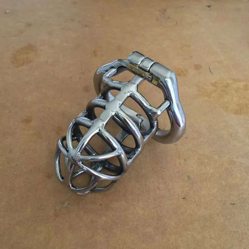 Meilleur dispositif de chasteté masculin à anneau ouvert à bouche ouverte avec anneau incurvé flexible Cock Cage BDSM Sex Toys pour hommes