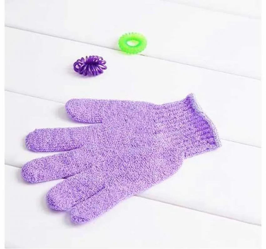 Фабрика lot Отшелушивающие ванную перчатку пять пальцев перчатки для ванны Удобное и удобное здоровье 5279545