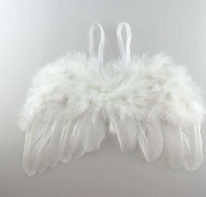 Noworodek Skrzydła Kostium Photo Angel Prop Stroje Angel Feather Wings Okładki Dzieci Cosplay Rekwizyty Prezent Kilka kolorów dla wybranych