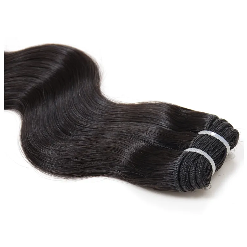 18 paquets100% tissage de cheveux humains brésiliens vague de corps couleur naturelle Extensions de cheveux livraison gratuite