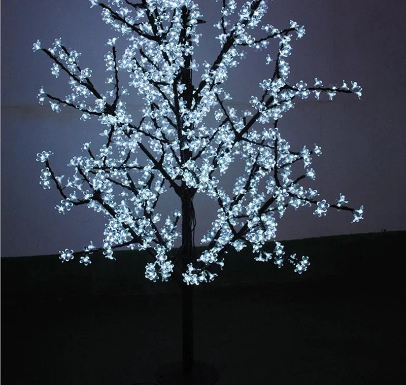 1.5m / 5ft Altezza Albero di Natale artificiale esterni LED Albero di ciliegio in fiore Luce LED Tronco d'albero dritto Albero luminoso a LED