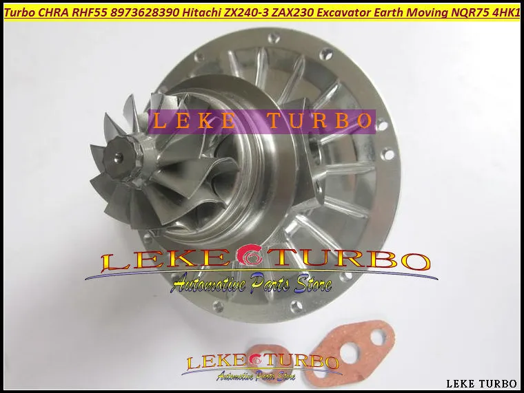 RHF55 8973628390 turbo Cartridge CHRA for Hitachi ZX240-3 ZAX240-3 ZAX230 Excavator ISUZU Earth Moving NQR75 4HK1 Turbocharger (6)