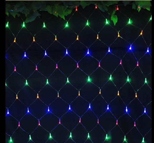 luce netta a led 2x3M 4x6m Articoli natalizi Ghirlande Articoli natalizi a LED luci pure Fata Festa di Natale Giardino Decorazioni di nozze Luci tende