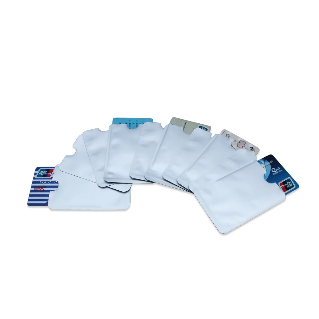 Credit Card Protector Secure Sleeves RFID Blocking ID Holder Foil