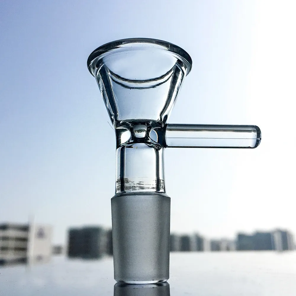 Narghilè in vetro unico da 9 pollici Bong 14mm Giunto femmina Tubo acqua trasparente Riciclatore Olio Dab Rig Inline Perc Accessori fumatori Bong percolatore con ciotola