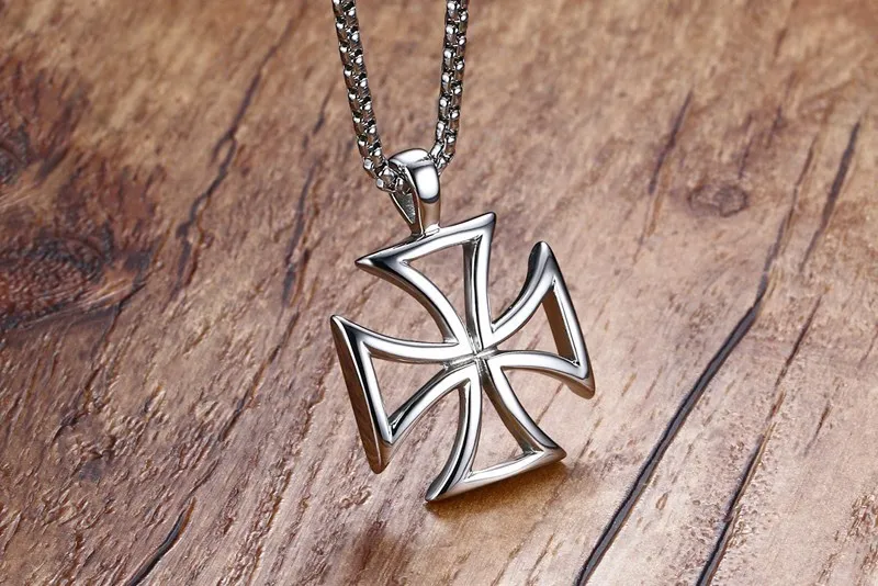 Iron on sale cross pendant