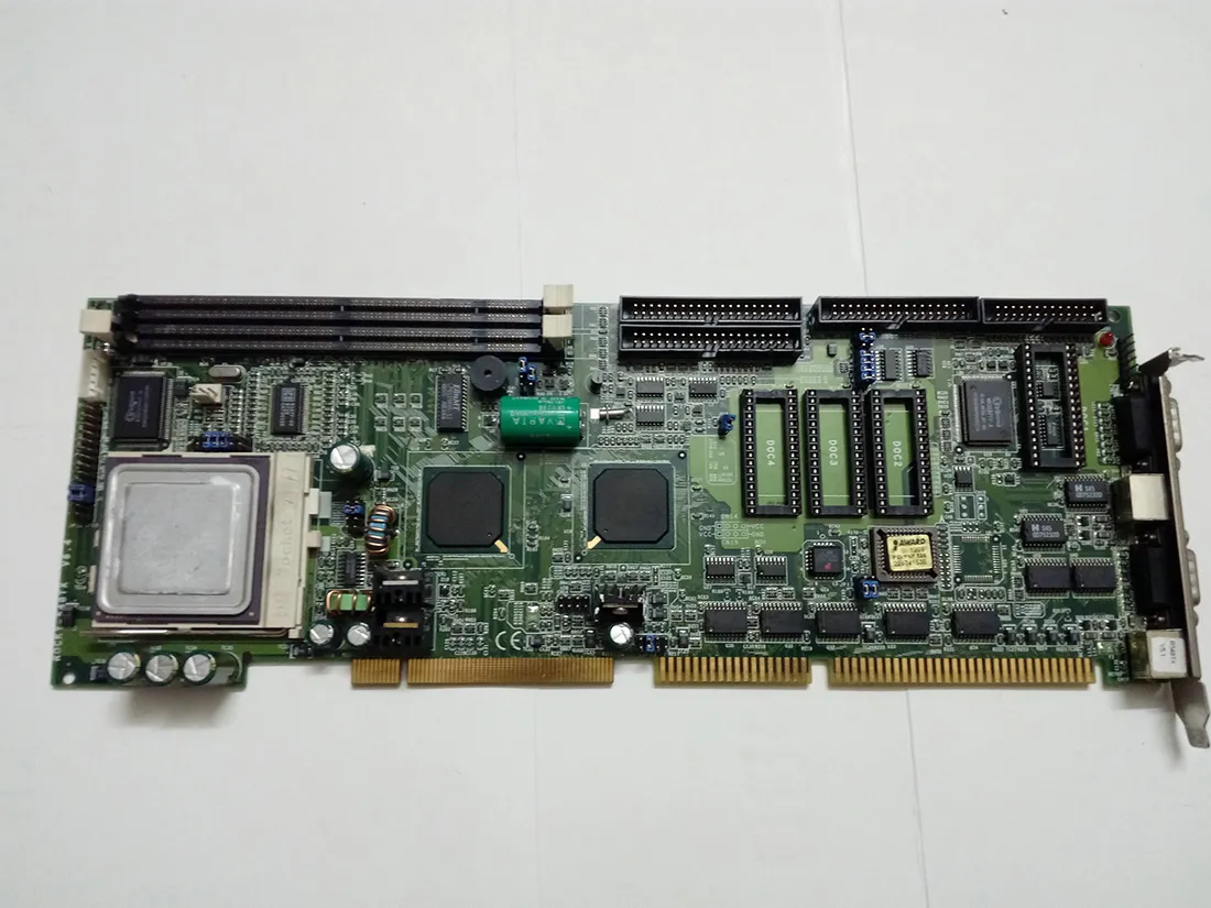 ROCKY-548TX V6.4 586 carte mère pleine longueur originale 100% testée fonctionnant, utilisé, bon état avec garantiePSCIM-CPU