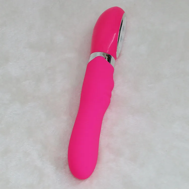 Vibratore G-Spot in silicone, 10 velocità Big Finger Vibe Dildo Clit Vbirators Giocattoli sessuali impermeabili donne Rosa/Viola