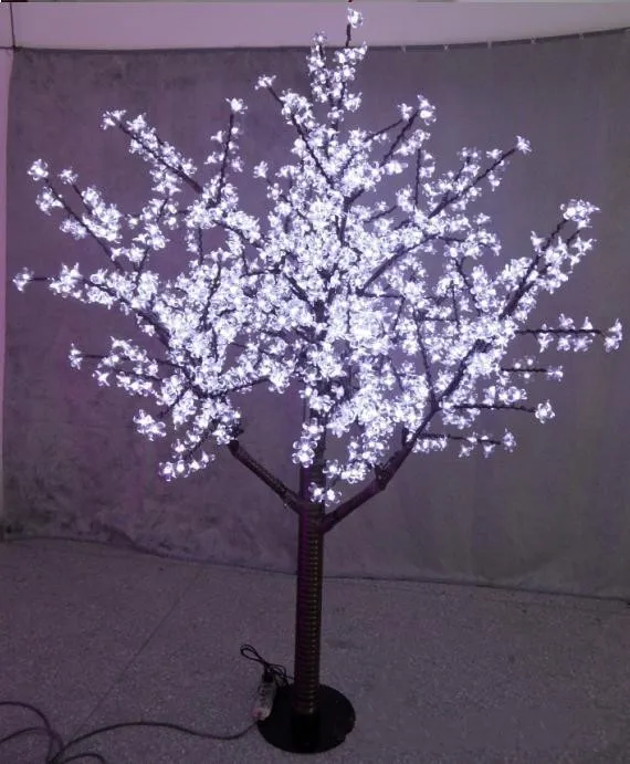 Luz de Natal LEVOU Flor De Cerejeira Árvore 480 pcs Lâmpadas LED 1.5 m / 5ft Altura de Uso Interno ou Exterior Frete Grátis Transporte da gota À Prova de Chuva