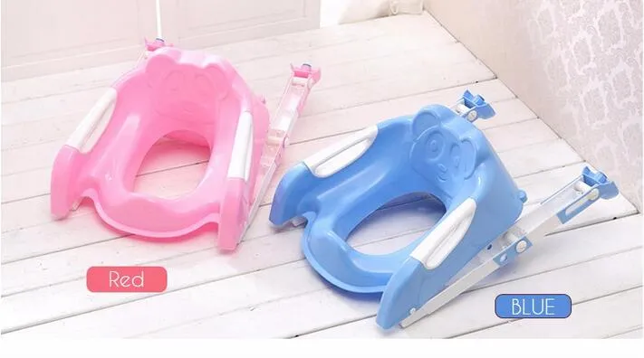 Baby Potty Training Kids Toilet Seat Travel Potty Chair Safety Ladder Baby Potty Chair Non-Slip Toilet Seat Foldable Chairs