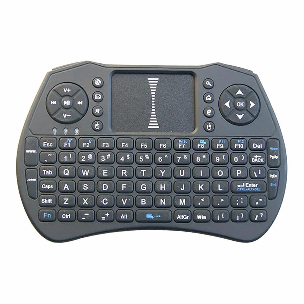 I9 Smart Fly Air Mouse Rétroéclairage à distance i8 2,4 GHz Clavier sans fil livré avec contrôle du pavé tactile pour MXQ M8S X92 TV Box DHL gratuit