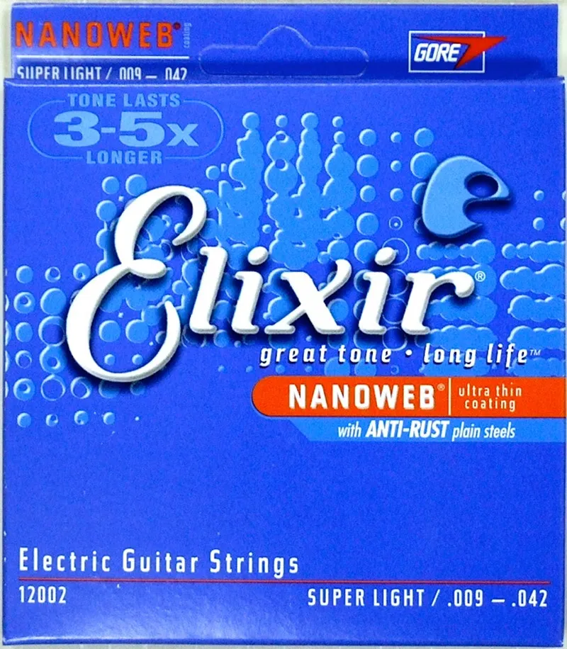 Wholesale Elixir 12002 Electric Guitar Strings Super Light 009 042
