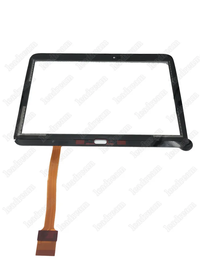 Touch Screen Digitizer Lente in vetro con nastro adesivo Samsung Galaxy Tab 3 10.1 P5200 Tablet PC Schermi gratuiti DHL