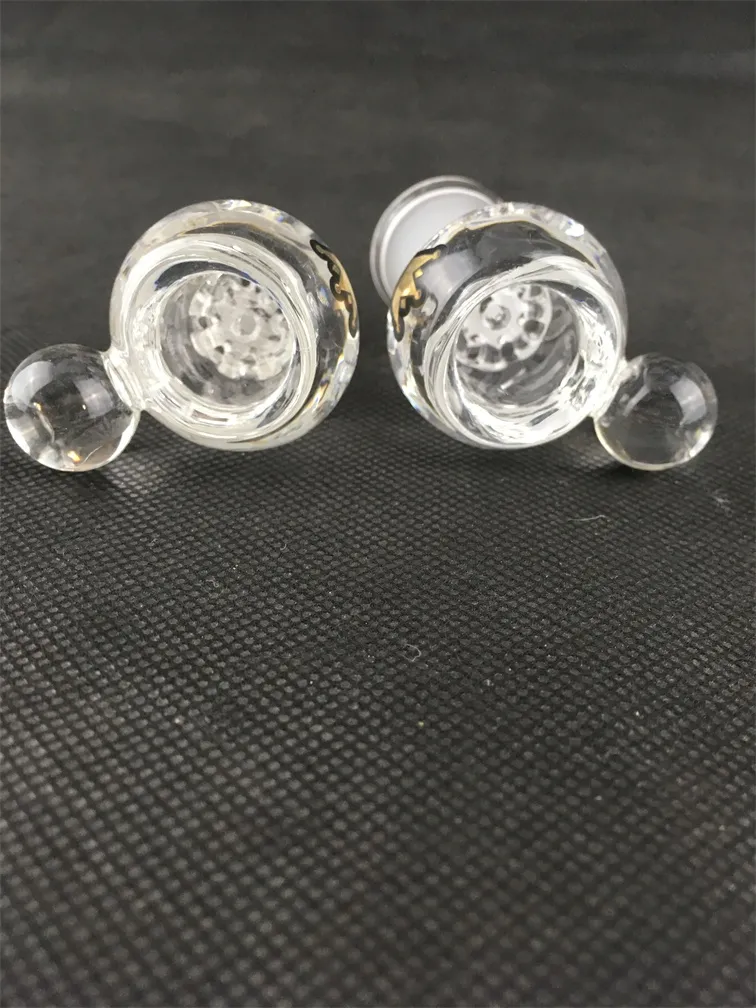 wholesale high quality 19mm female and male joint bowls for glass water pipes and bongs smoking color