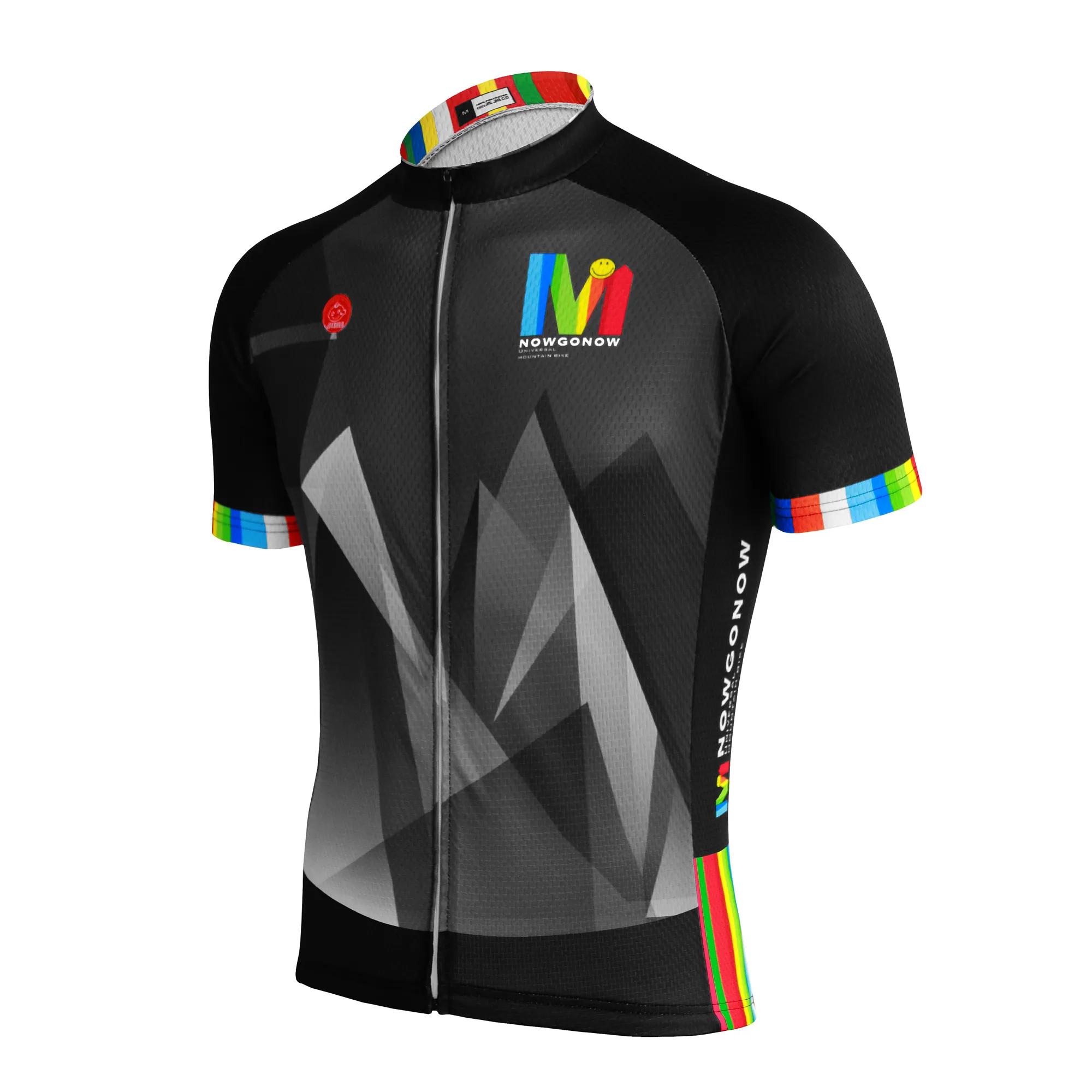 Personalizado NEW Hot 2018 Black Ray luz JIASHUO mountain road RACING Equipe Bike Pro Ciclismo Jersey / Camisas Tops Roupas Respirar Ar