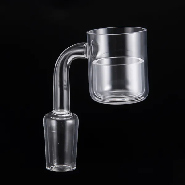 Accesorios para fumar con banger térmico de nuevo diseño con reactor de núcleo térmico de fondo duro y recipiente interior para bongs de vidrio para plataformas petrolíferas en Mr_dabs