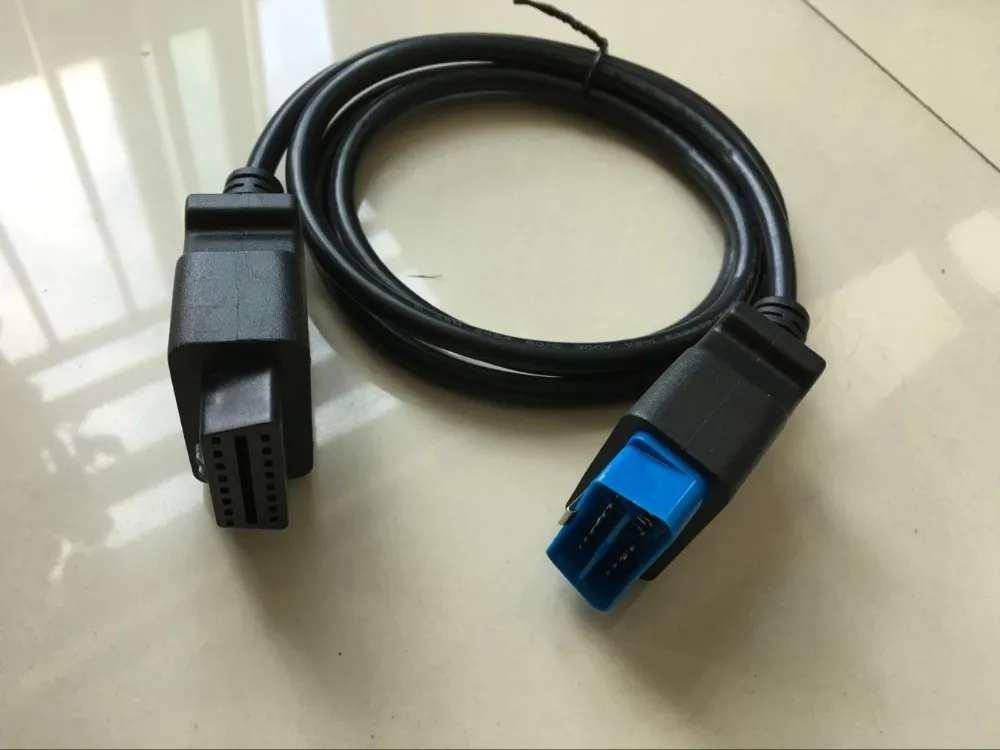 High Quality OBDII OBD 2 16Pin OBD2 16 Pin Male To Female Transfer Car Diagnostic Cable and Connector