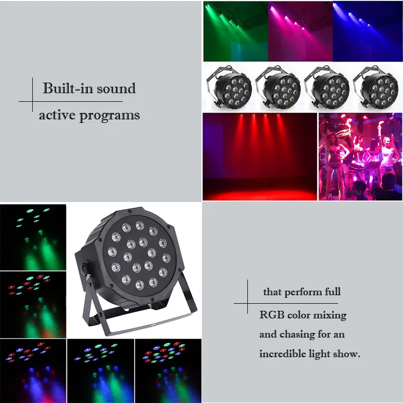 Acheter RGB COB LED Par lumières lampe boule projecteur éclairage de scène  projecteur fêtes lampe Mini DJ Club Disco KTV fête barre AC85-265V