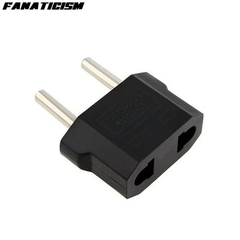 Fanatism Euroe AC Power Electrical Plug Universal Travel Charger Converter Adaptador US till EU-kontakt Adapter Transfer Plug Socket Converter