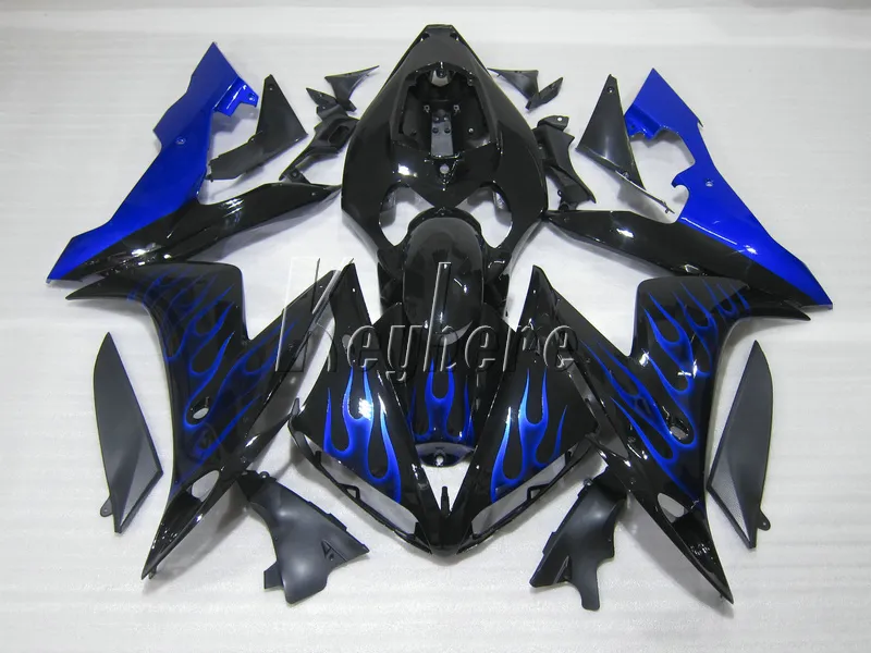 Набор для общеизвестного набора для кузова для Yamaha YZF R1 04 05 06 Blue Black Sage Set yzfr1 2004 2005 2006 IT24