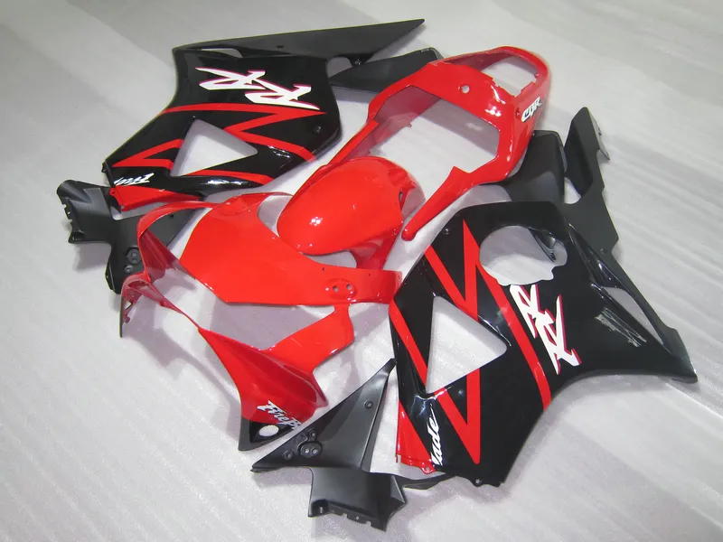 ABS Plastmakare för Honda CBR900RR 02 03 Röda svarta Fairings Set CBR 954RR 2002 2003 OT17