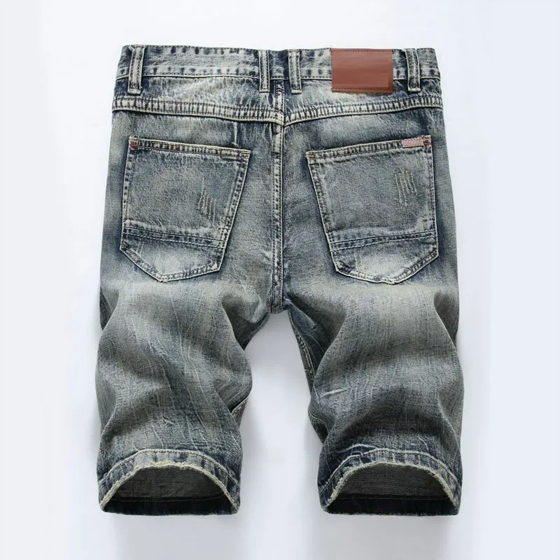 Мужские джинсы 2017 летние повседневные мужские джинсы шорты Hole Hostaffice Fashion Kne316V