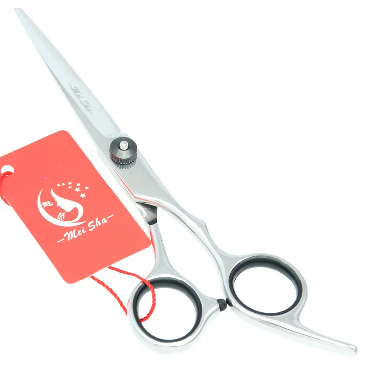 6.0inch 2017 Novo Meisha Cortando Definição Point Down Curvo Cão Shears Profissional Grooming Scissors Conjunto de tesoura de estimação quente, Hb0024