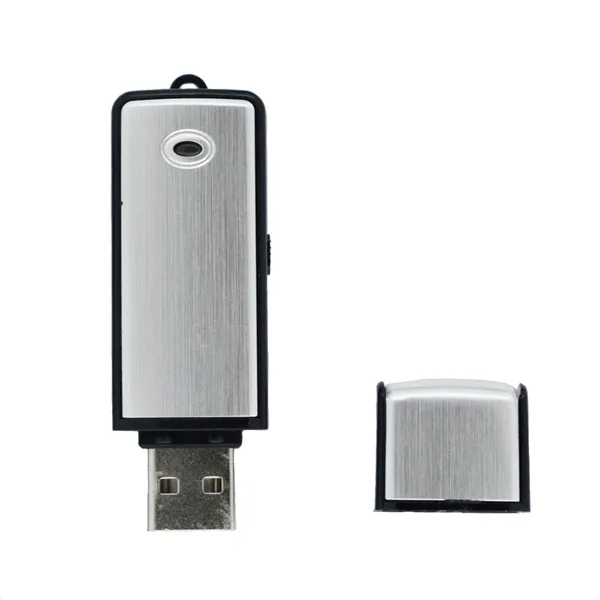 ميني USB قرص صوتي مسجل صوت 4 / 8GB USB فلاش حملة تسجيل صوتي رقمي مسجل الإملاء قابلة للشحن أزرق أسود