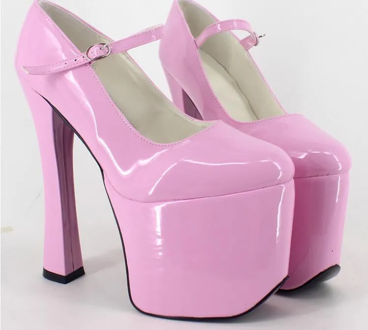 Customizable 8 Inch High Heel Black Size 16 Dress Shoes By Sorbern