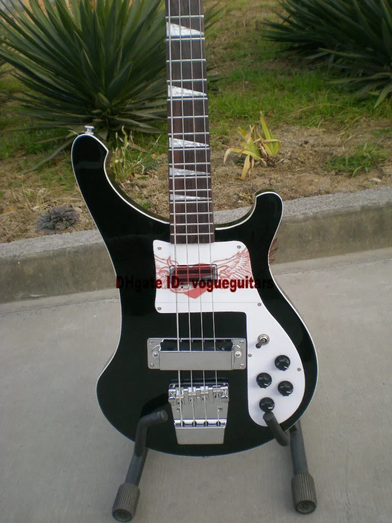 Black 4 Strings 4003 Bass Guitar OEM Musical Musical Musical