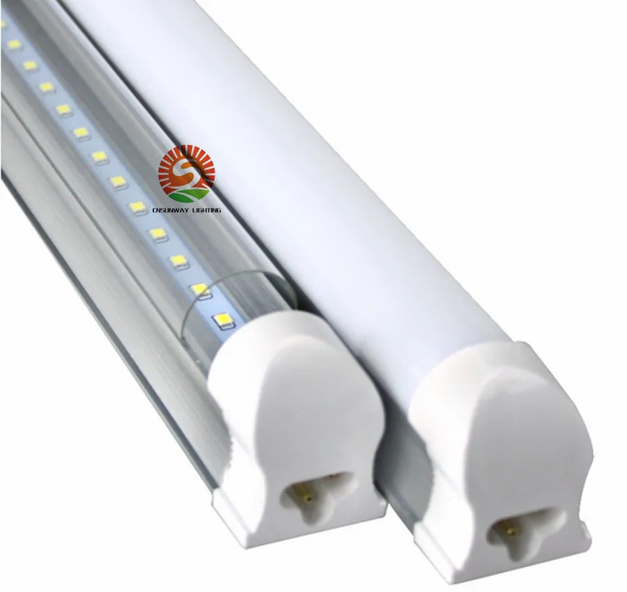 HOT! 8 pés Led T8 Tubes 45W 8 FT Luzes Led Tubes Integrado 2.400 milímetros Led Luz Fluorescente AC85-265V fábrica hotsale direta! STOCK IN