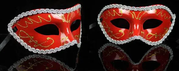 Masquerade Kostuum Party Nieuwjaar Kerstmis Halloween Dance Women Sexy Mix Gezichtsmasker Venetiaanse maskers