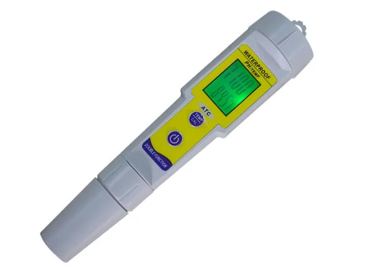 Función 2 en 1, medidor de PH-618 de alta calidad, bolígrafo probador de temperatura, conductividad, herramienta de medición de calidad del agua