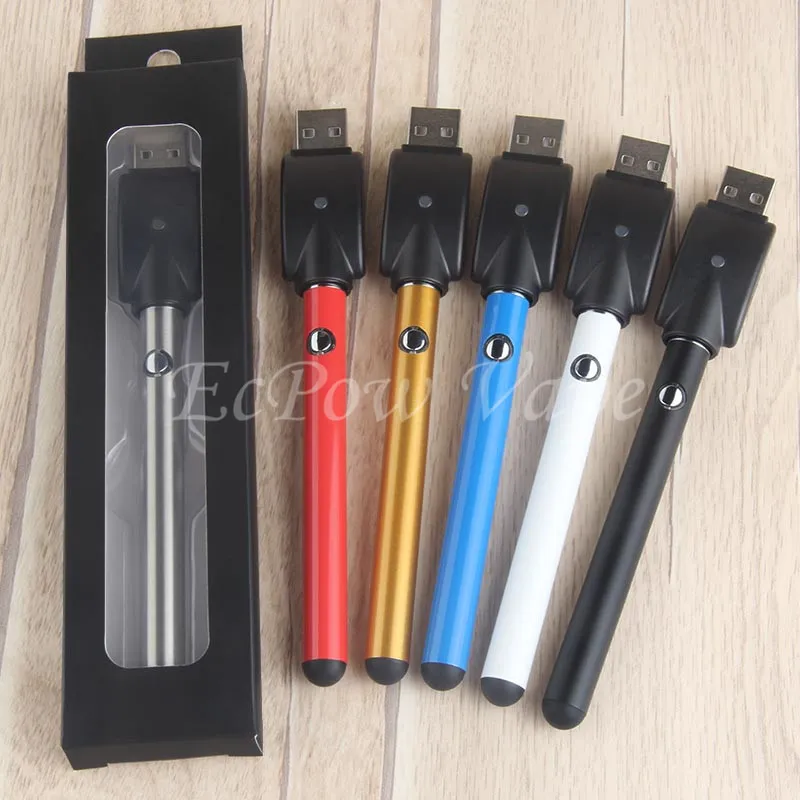510 Push Button Vape Pen Touch CE3 Battery Vaporizer O Pen Slim Pens