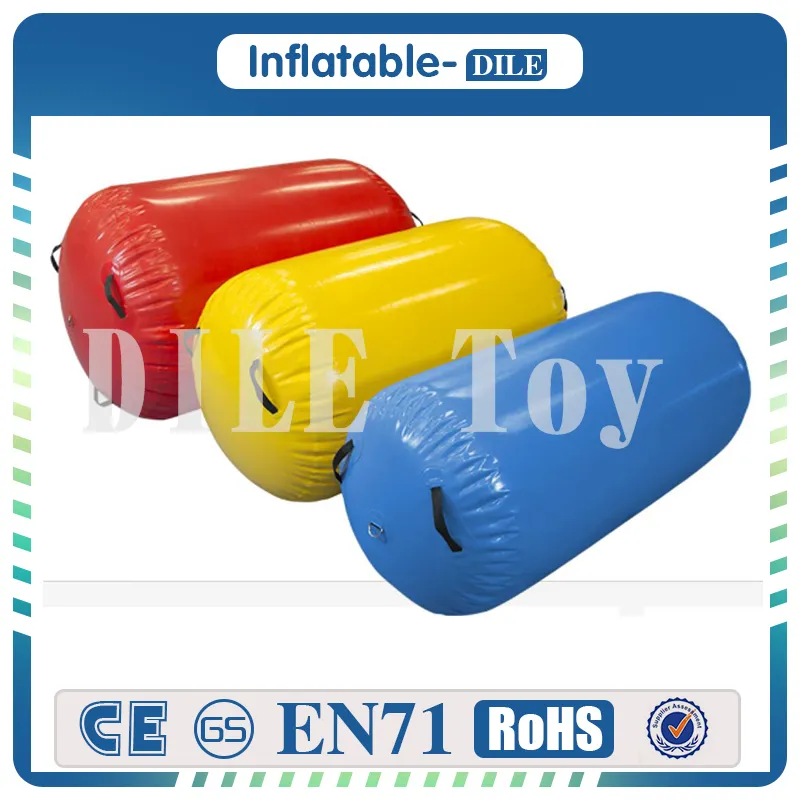 inflatable gymnastics air mat/barrel,air gym equipment inflatable air track/roller for one pc