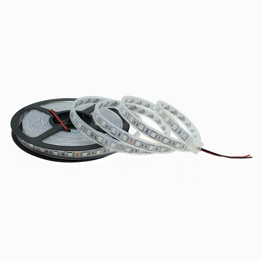LED Işıkları Büyümek DC12V 5050 Büyüyen LED Şerit Bitki Büyüme Işık IP67 Su Swatchrooof Fide Sera Hidroponik Bitki 5m / 