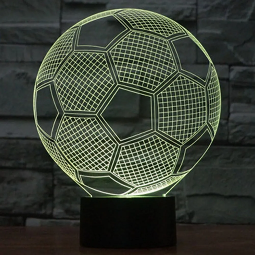 3d Led Night Light Circle Sport Soccer Football 3D Optical Illusion Lamp With Change Touch Button 15 Keys Remote Control LED Table Desk Lamp From Autoledlight 15.39 DHgate.Com