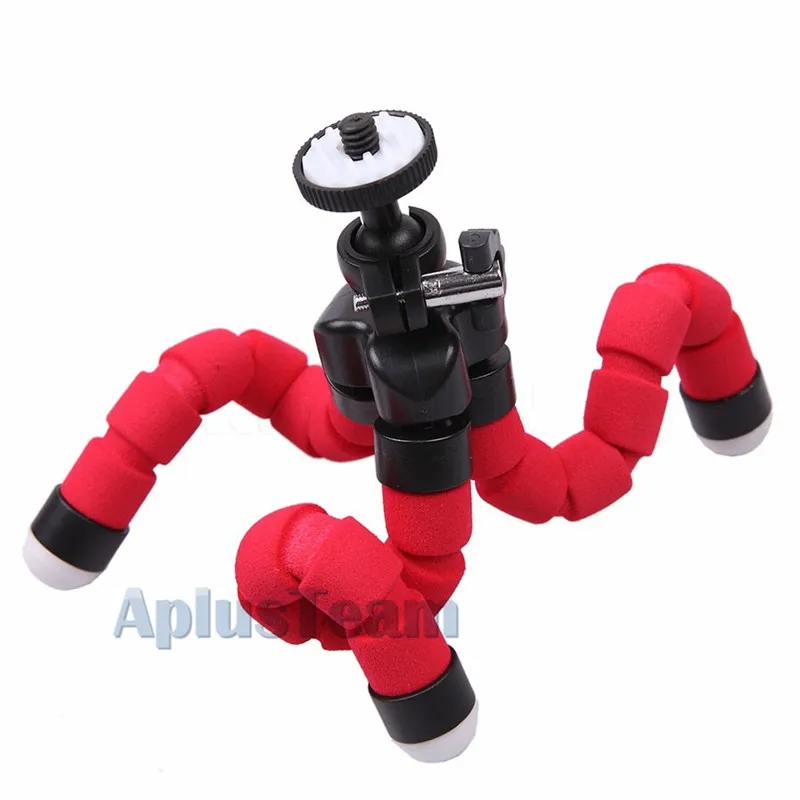 حامل سيارة MOTTING COLLED STAND STANE OCTOPUS TRUPOD BRACKET MONOPOD دعم الرغوة القابل للتعديل لكاميرا الهاتف الذكي Universal1410902