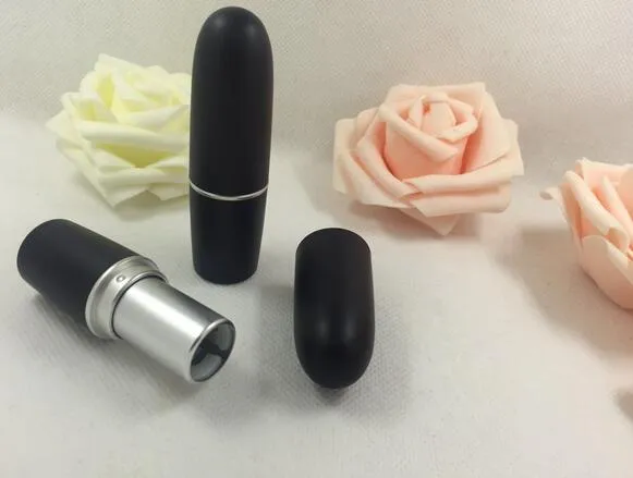 100 pezzi vuoto proiettile rossetto tubo vuoto proiettile rossetto lucido contenitore, fai da te a forma di proiettile rossetto contenitori tubo balsamo le labbra