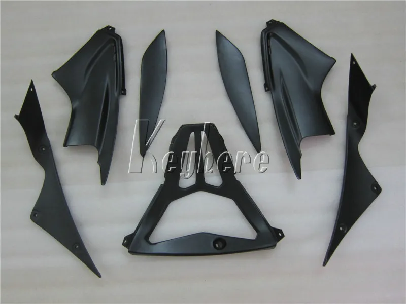 Motorcykelmässa för Yamaha R6 2003 2004 2005 Glossy Black Bodywork Fairings Set YZF R6 03 04 05 IY14