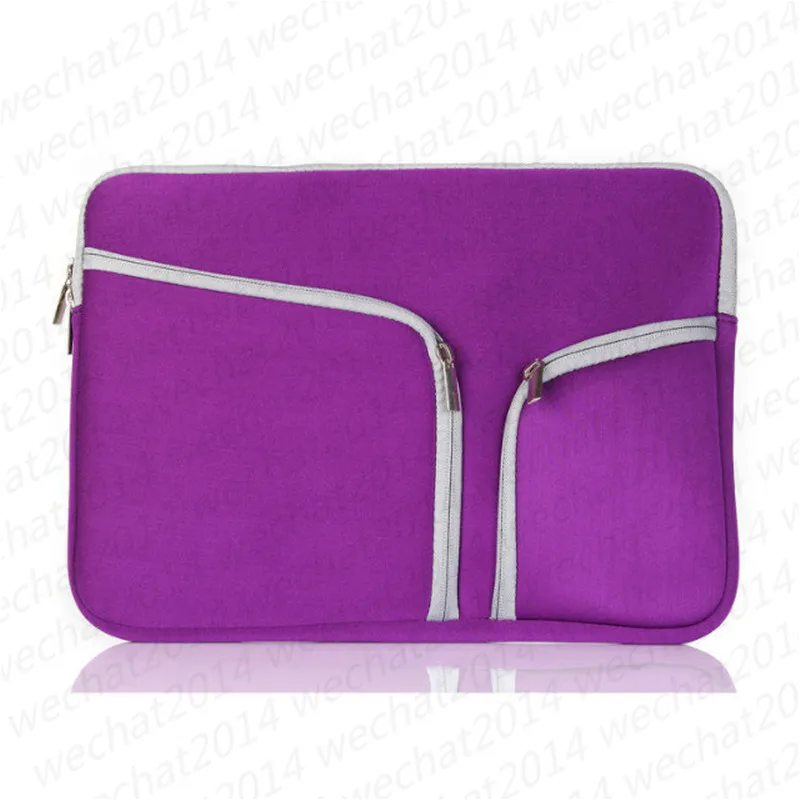 Soft Zipper Liner Sleeve Hand Bag Case Cover for Apple Macbook Air Pro 11'' 12'' 13" 15"