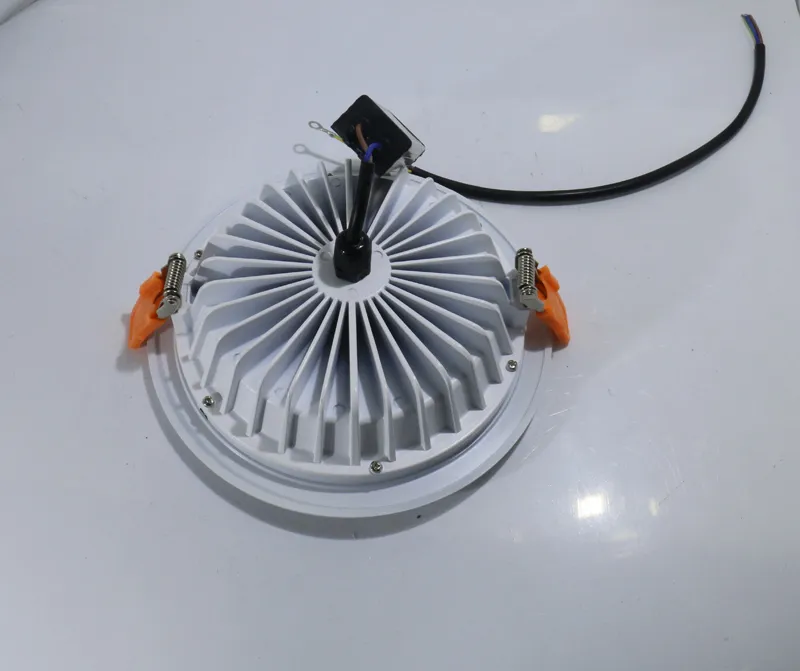 للماء أدى النازل IP65 راحة أسفل ضوء 5W 12W 15W 18W AC85-265V SMD LED جولة ضوء السقف