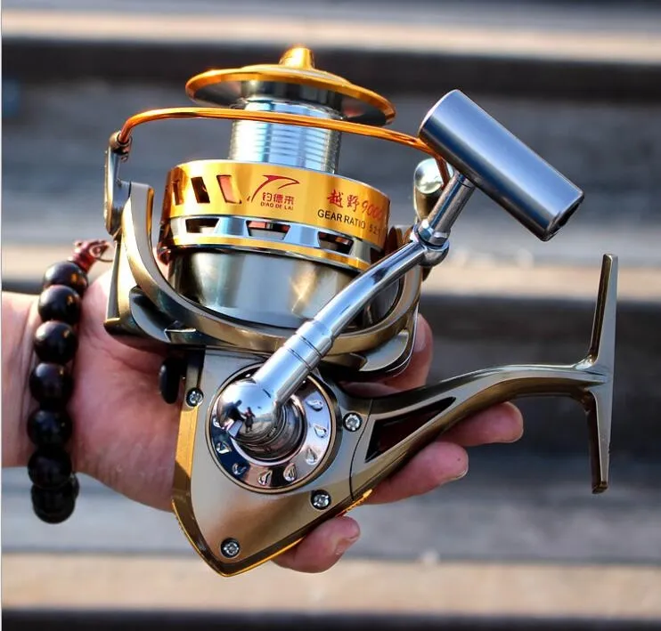 HOT 8000 12+1BB Heavy Fishing Reels Big Spinning Reels L/R Hand Exchange  5.2:1 Reels Gapless Bearing All Metal Reel High Quality! DDL From Hi  Standard, $26.38